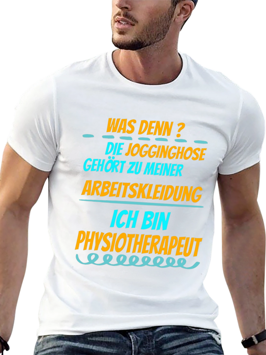 Funny Physiotherapist T-Shirt - Jogginghose Arbeitskleidung