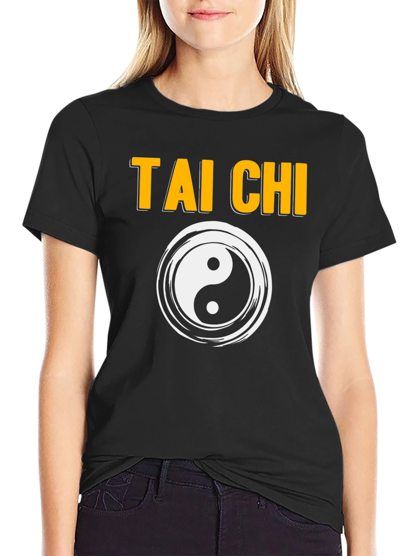 Tai Chi Symbol T-Shirt - Martial Arts Yin Yang Design