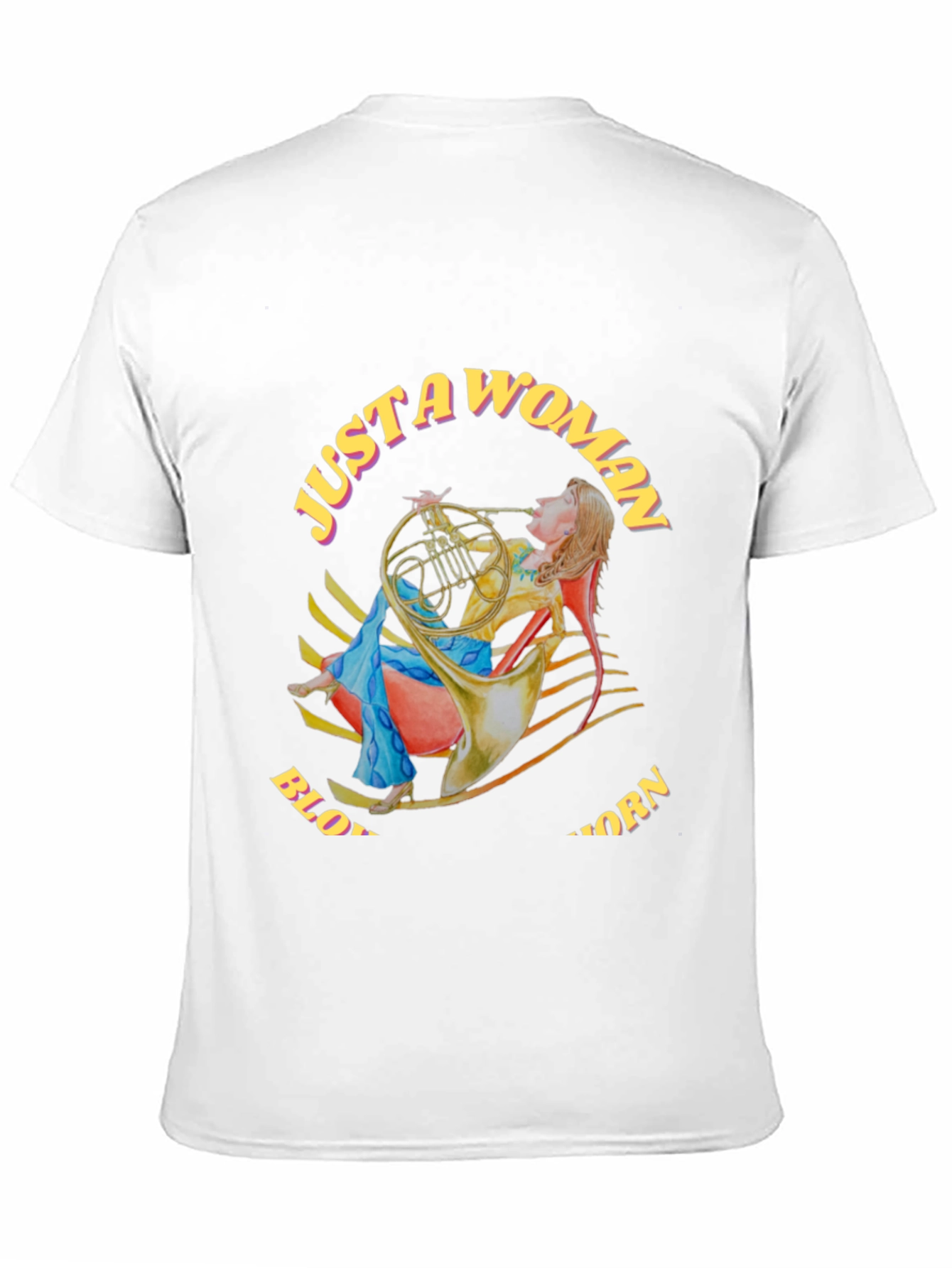 Just A Woman Blowing A Horn T-Shirt