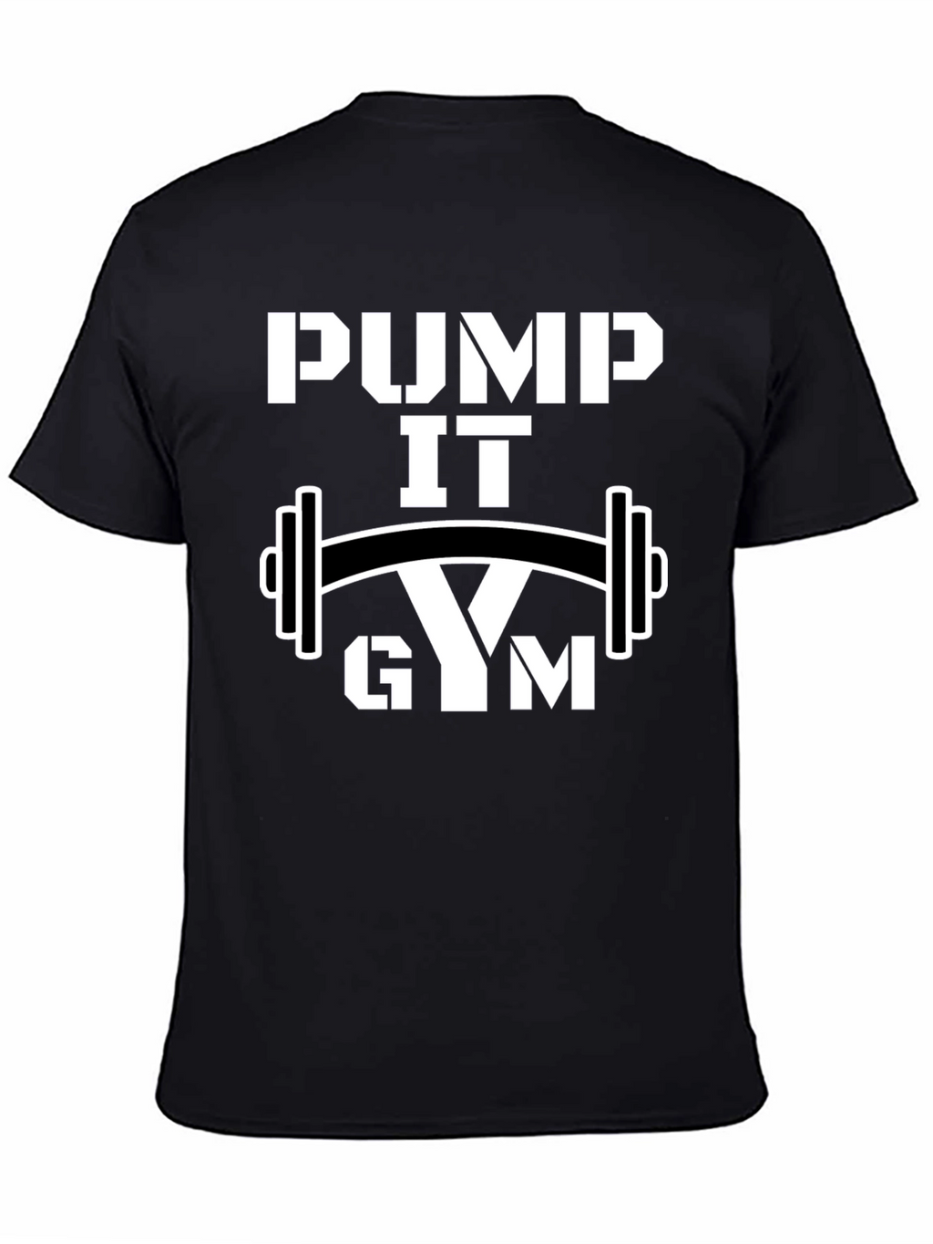 Pump It Gym Black T-Shirt