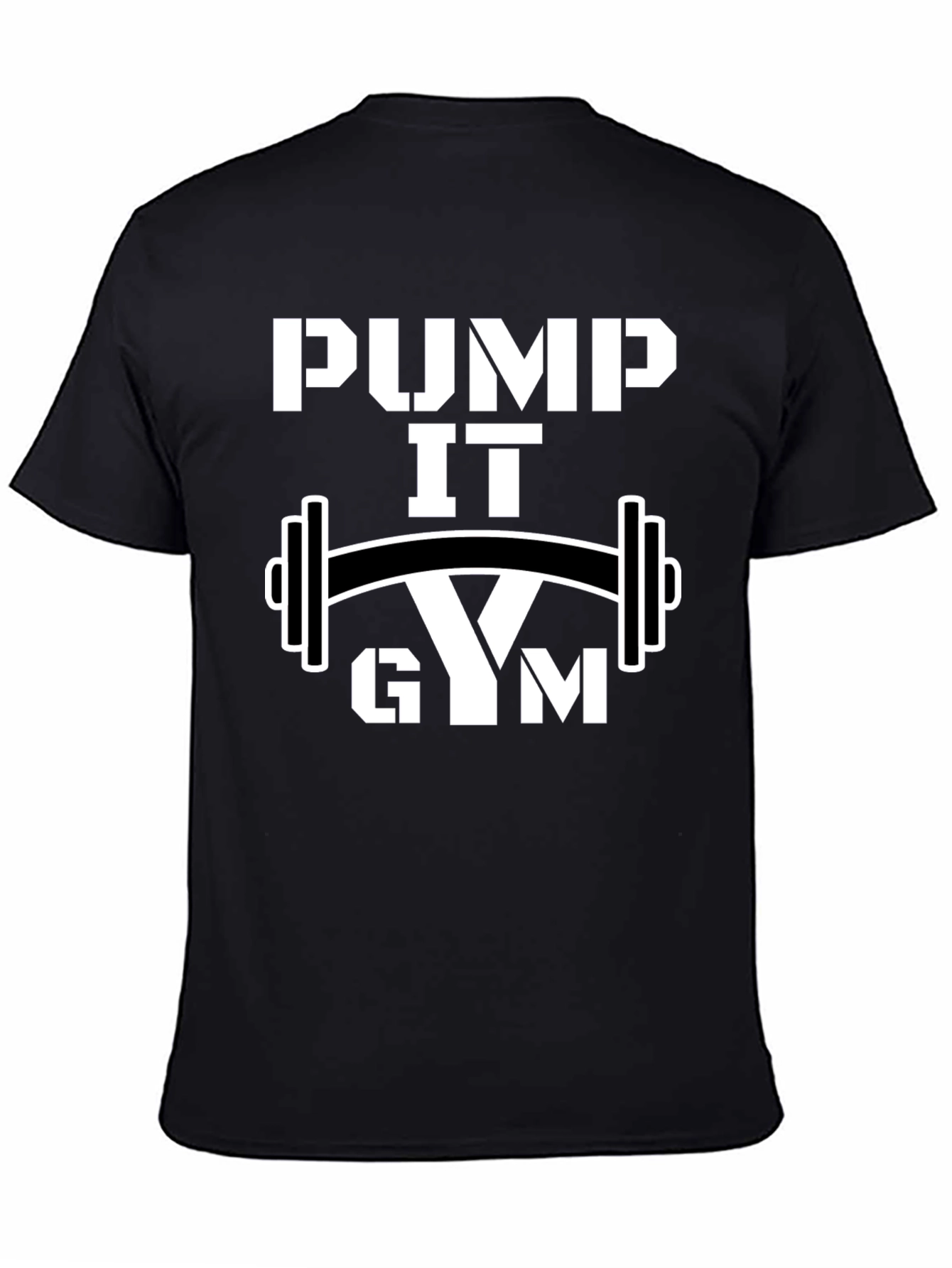 Pump It Gym Black T-Shirt