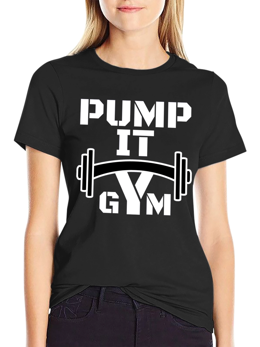 Pump It Gym Black T-Shirt