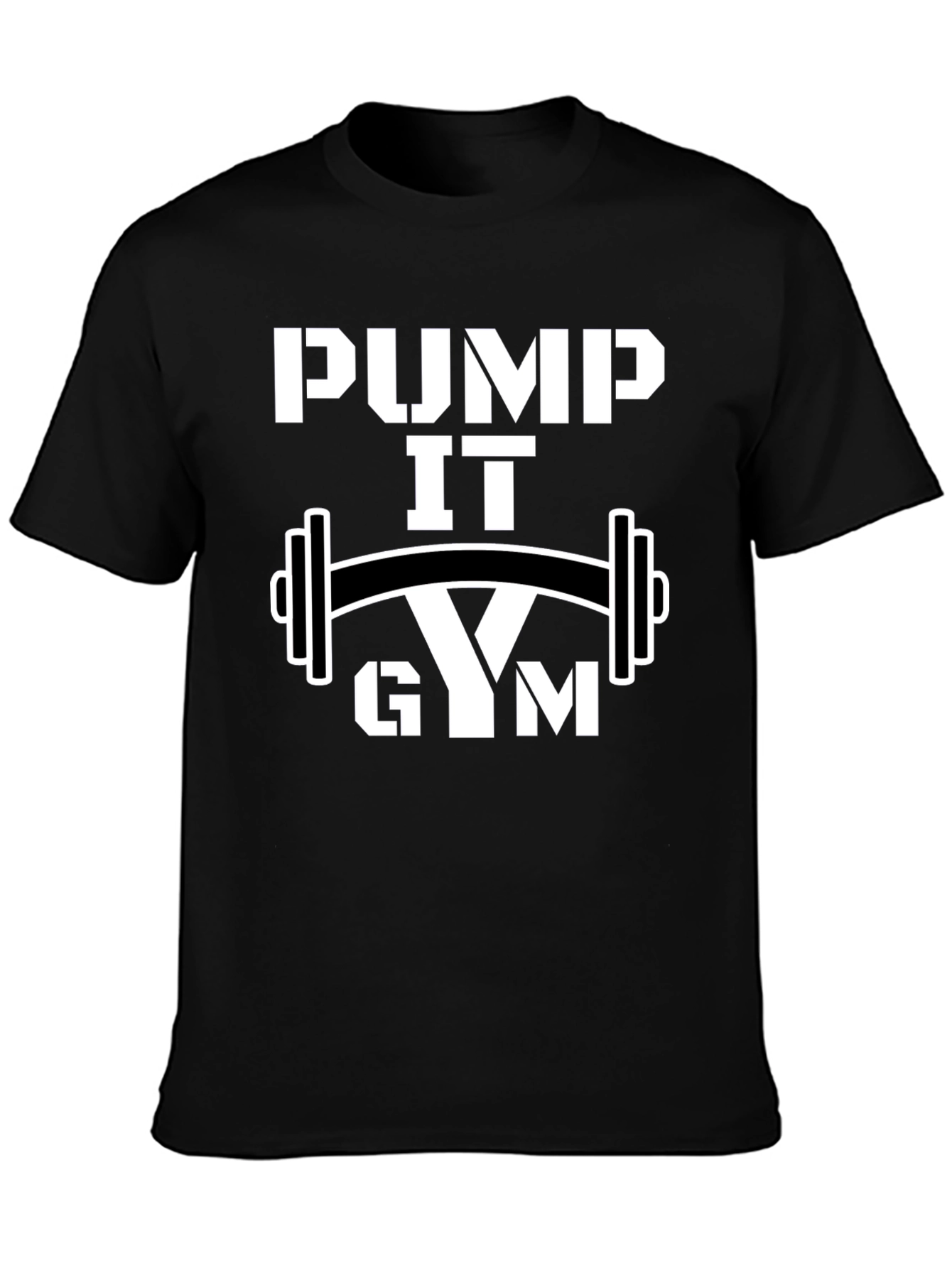 Pump It Gym Black T-Shirt