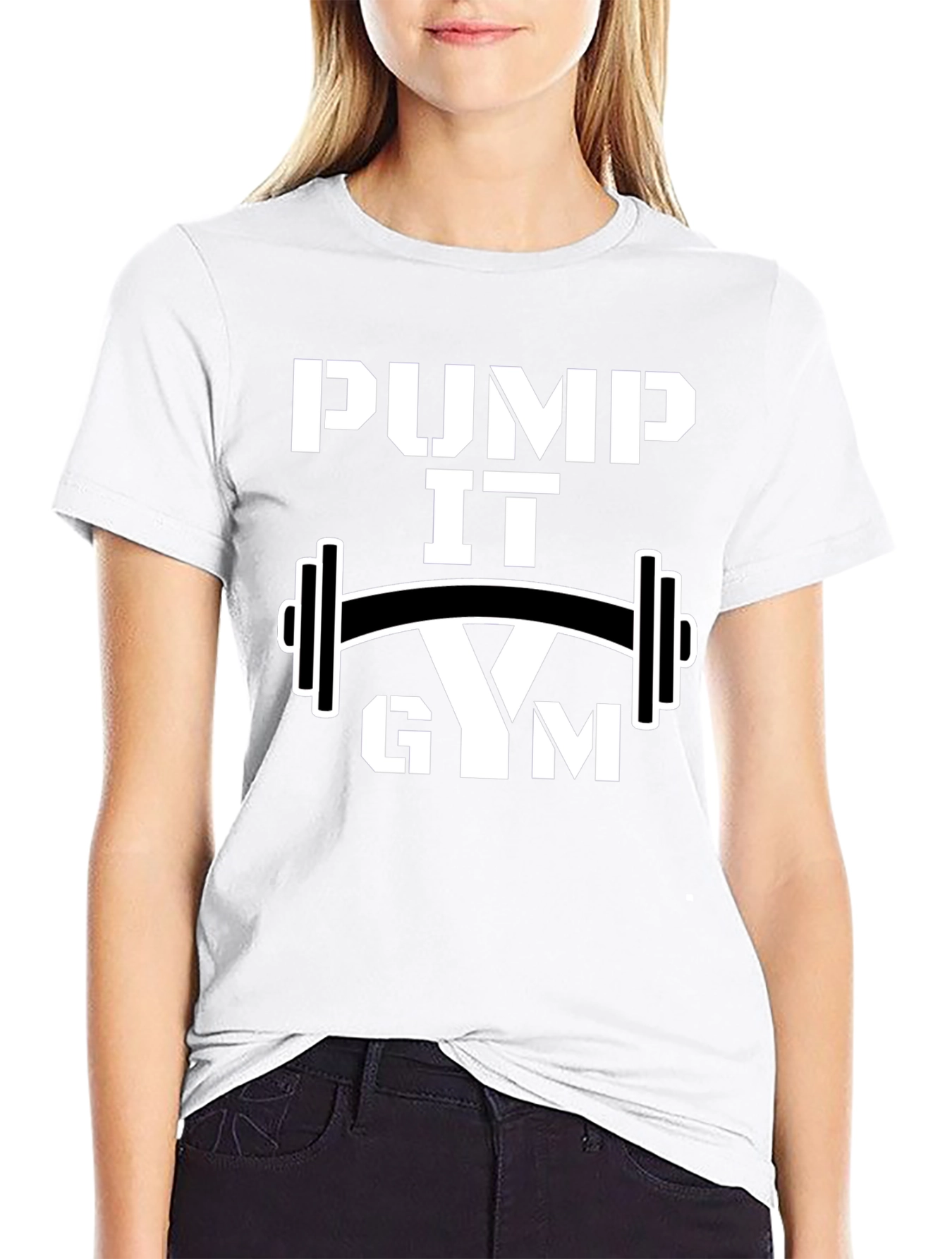 Pump It Gym Black T-Shirt
