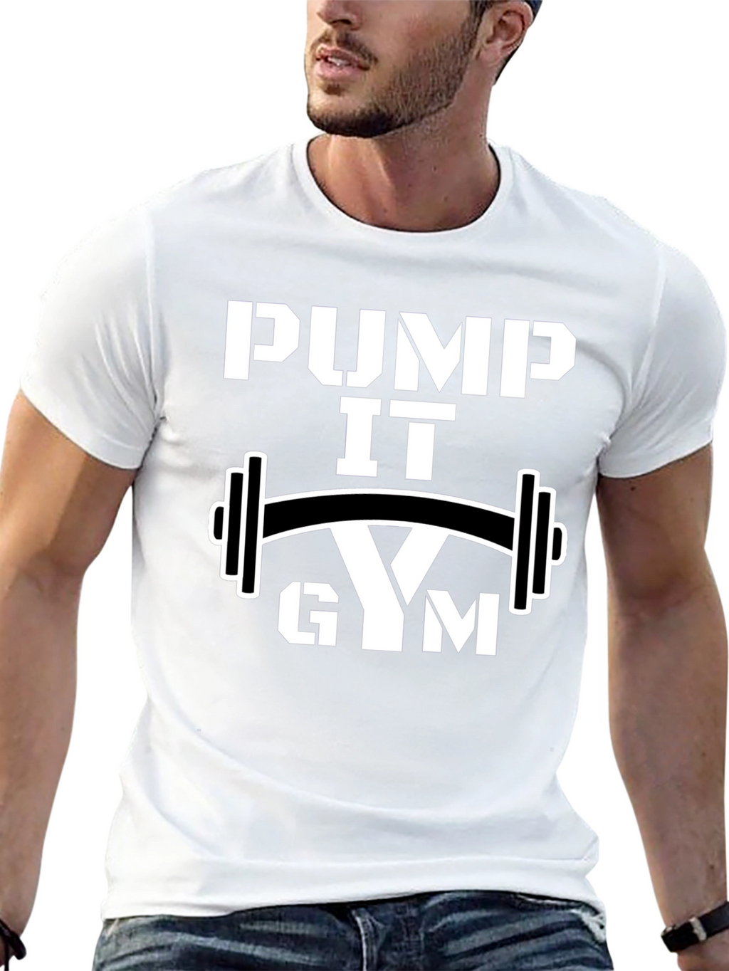 Pump It Gym Black T-Shirt
