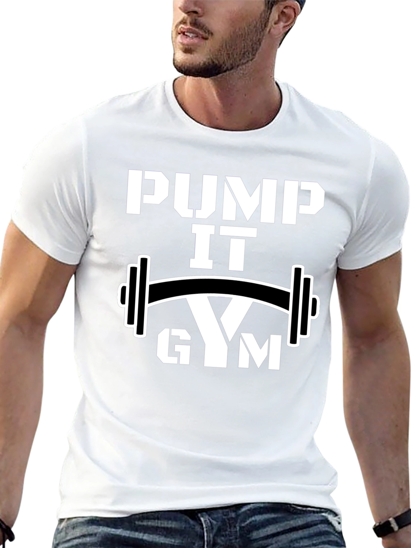 Pump It Gym Black T-Shirt