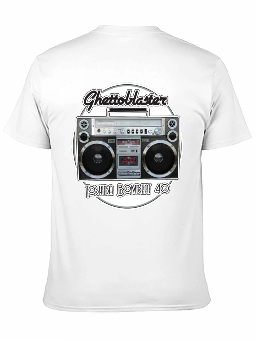 Retro Ghetto Blaster Graphic T-Shirt