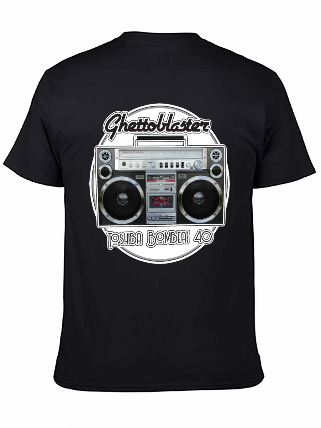Retro Ghetto Blaster Graphic T-Shirt