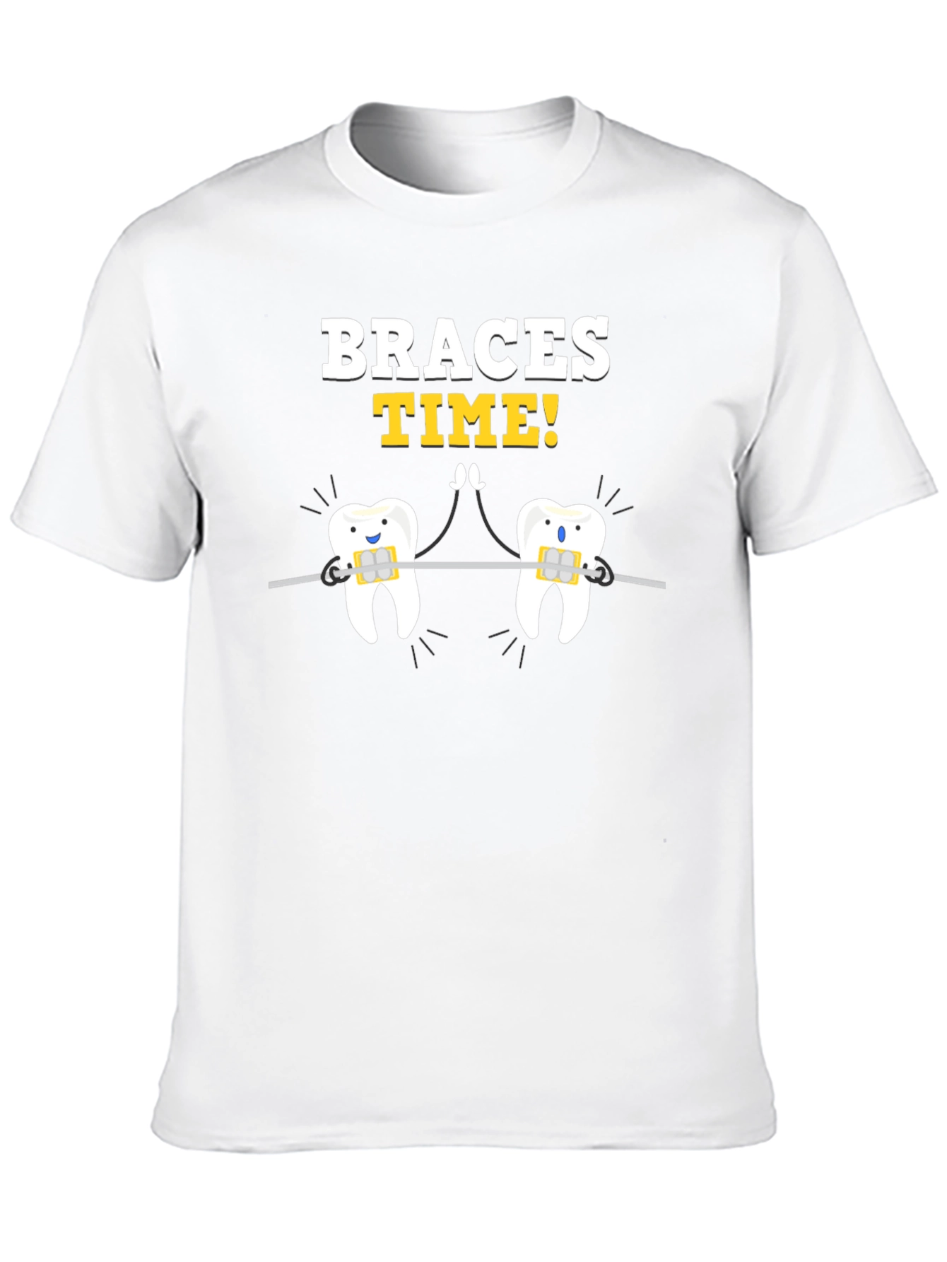 Braces Time T-Shirt - Funny Dental Humor Tee