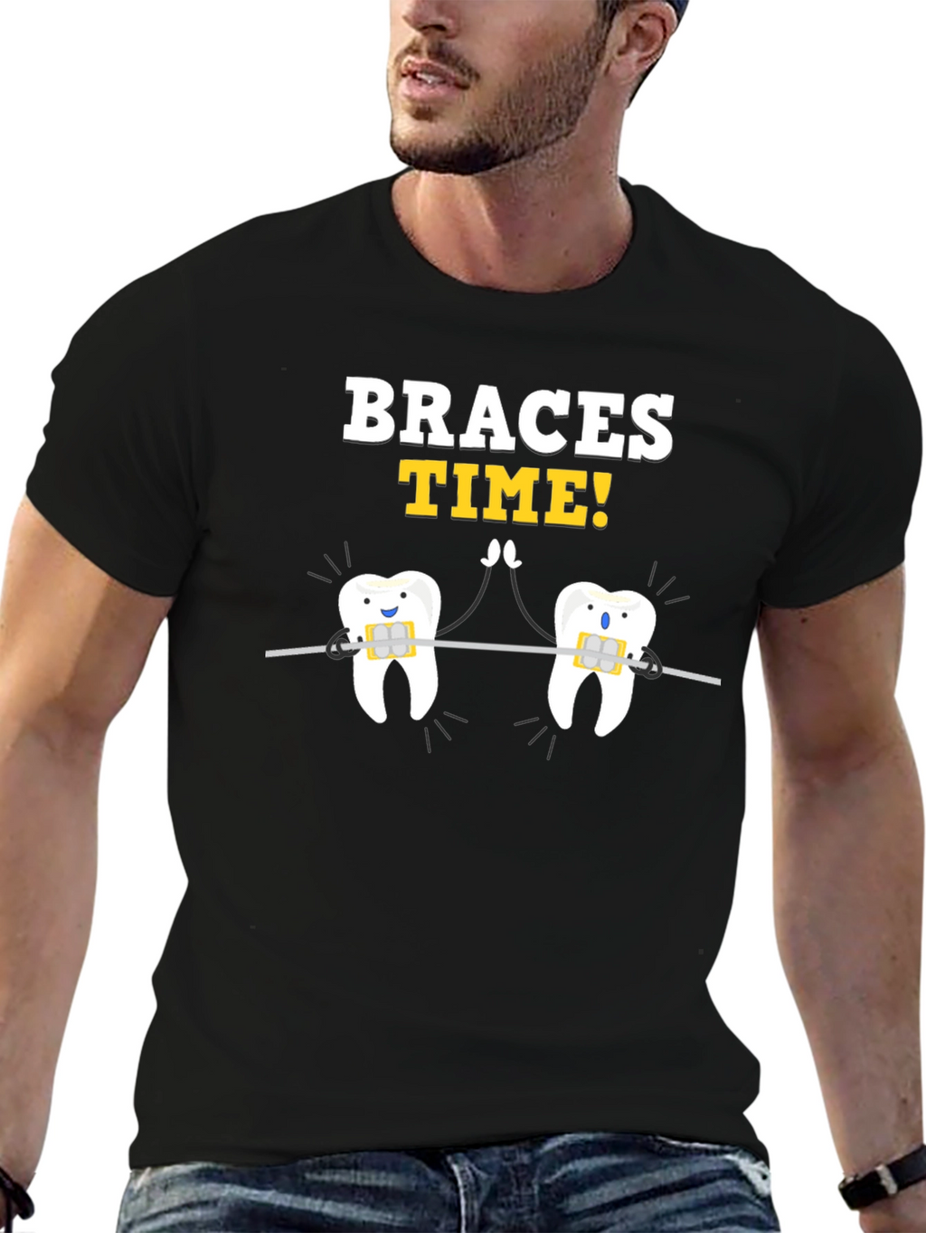 Braces Time T-Shirt - Funny Dental Humor Tee