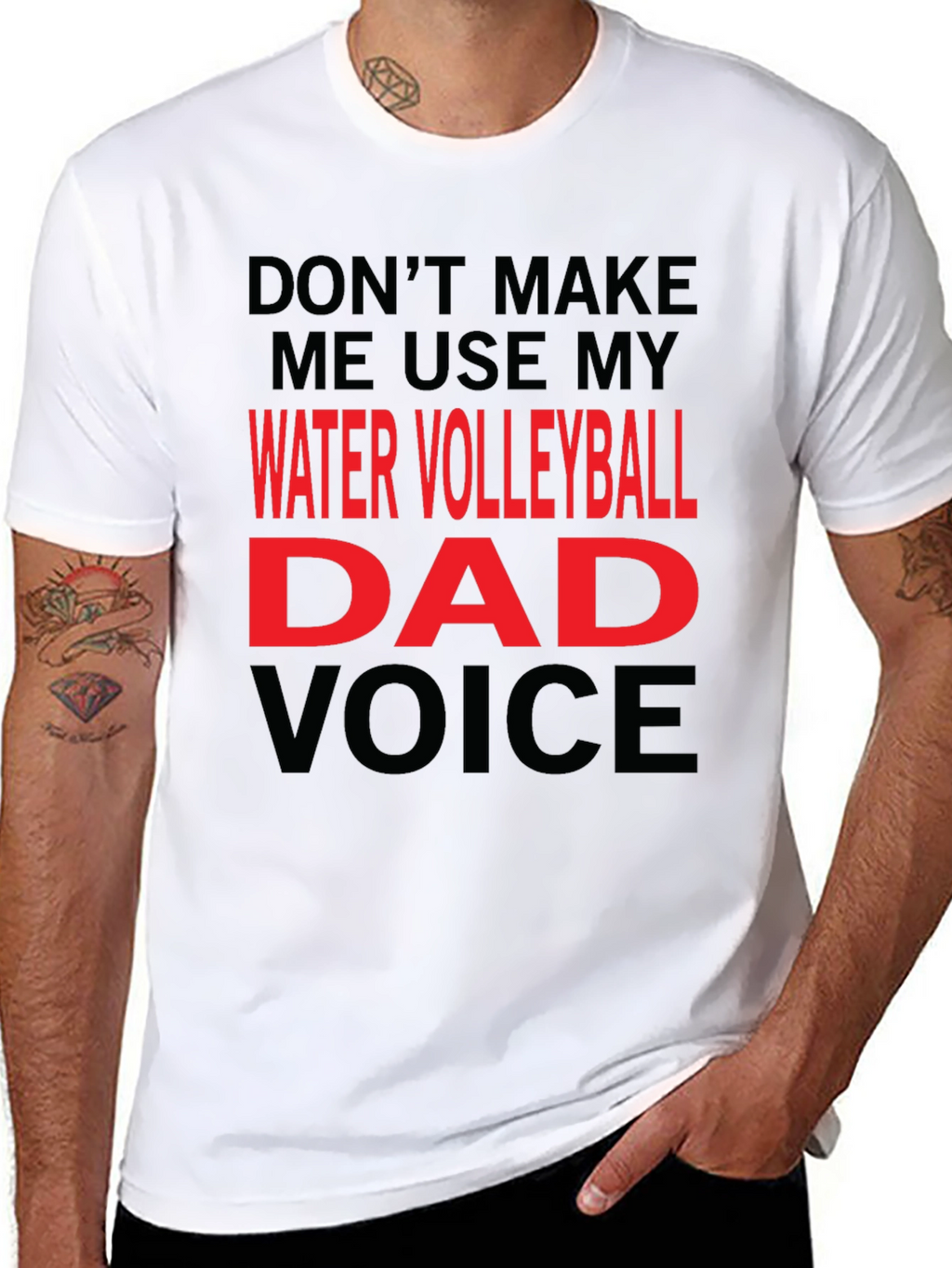 Water Volleyball Dad Voice T-Shirt
