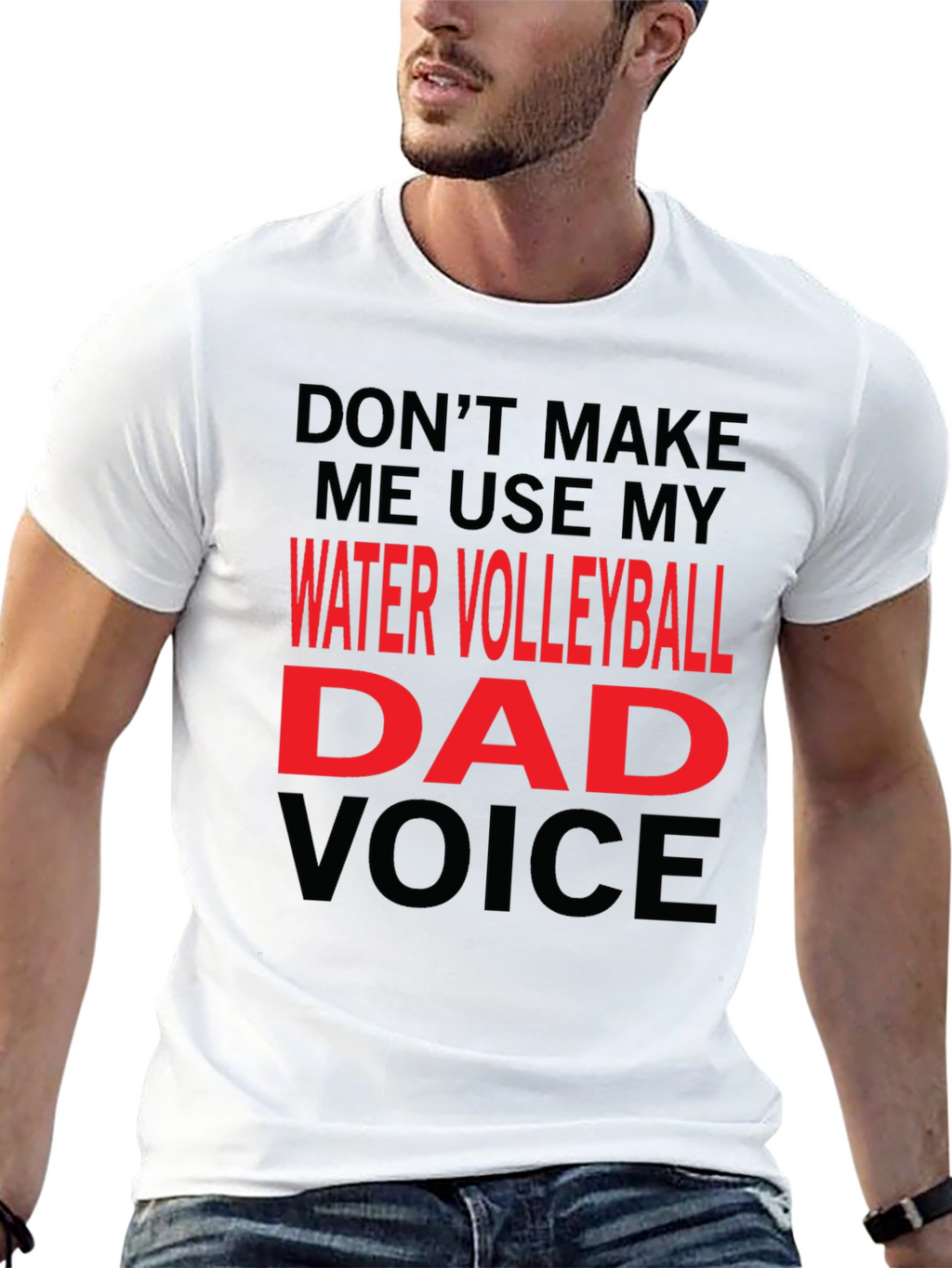 Water Volleyball Dad Voice T-Shirt