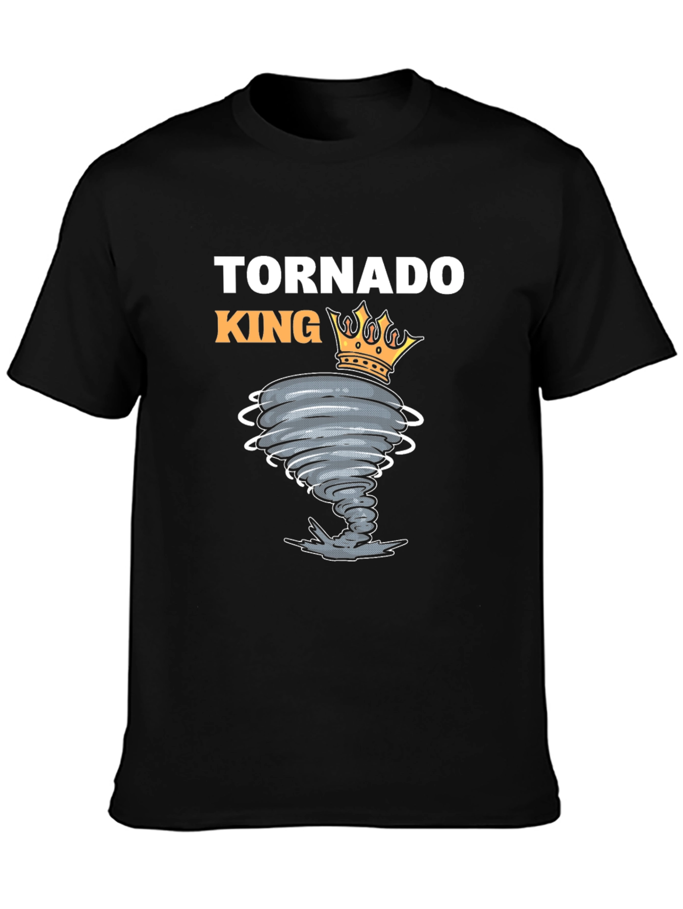 Tornado King Graphic Tee - Novelty T-Shirt