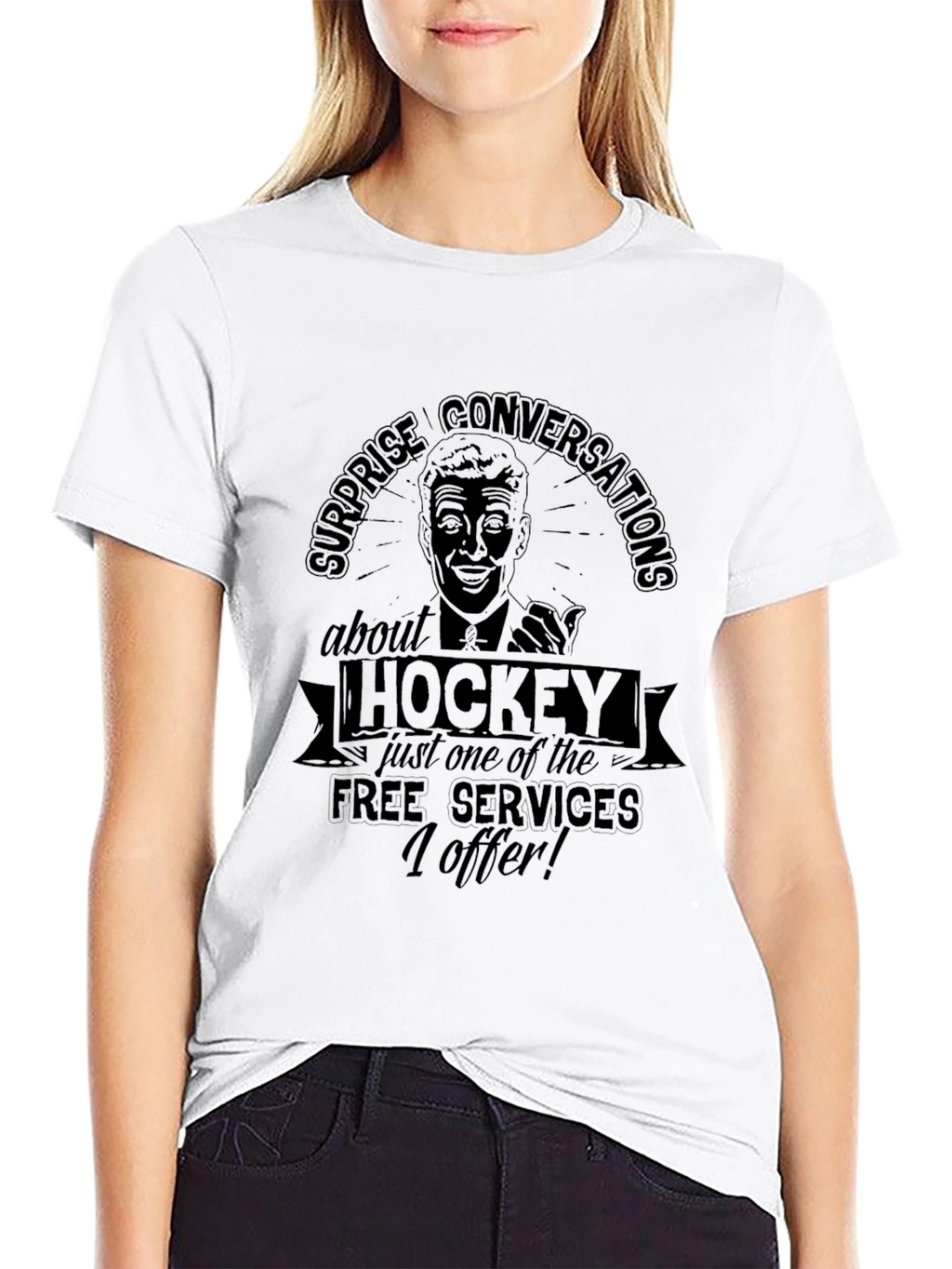 Surprise Hockey Conversation T-Shirt