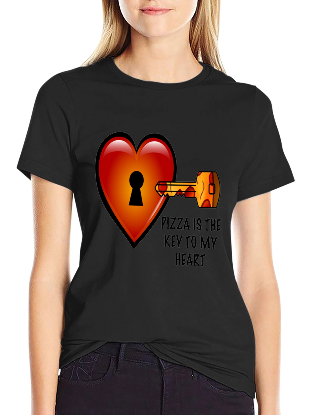 Pizza Key to My Heart T-Shirt