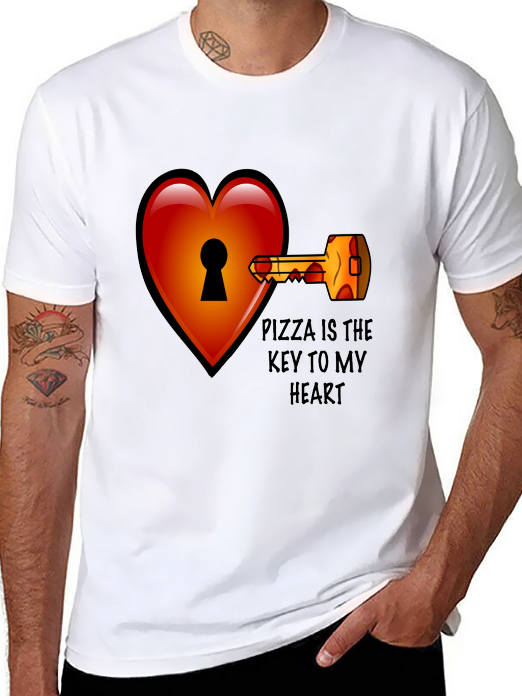 Pizza Key to My Heart T-Shirt