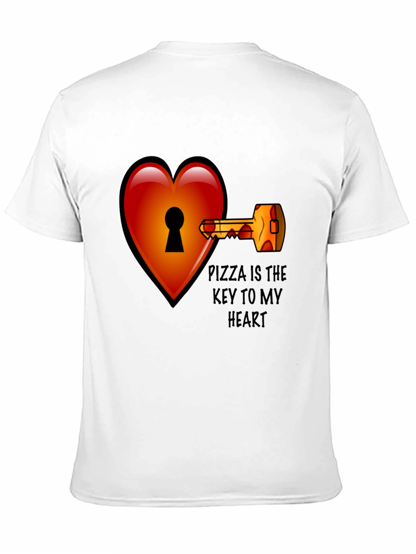 Pizza Key to My Heart T-Shirt