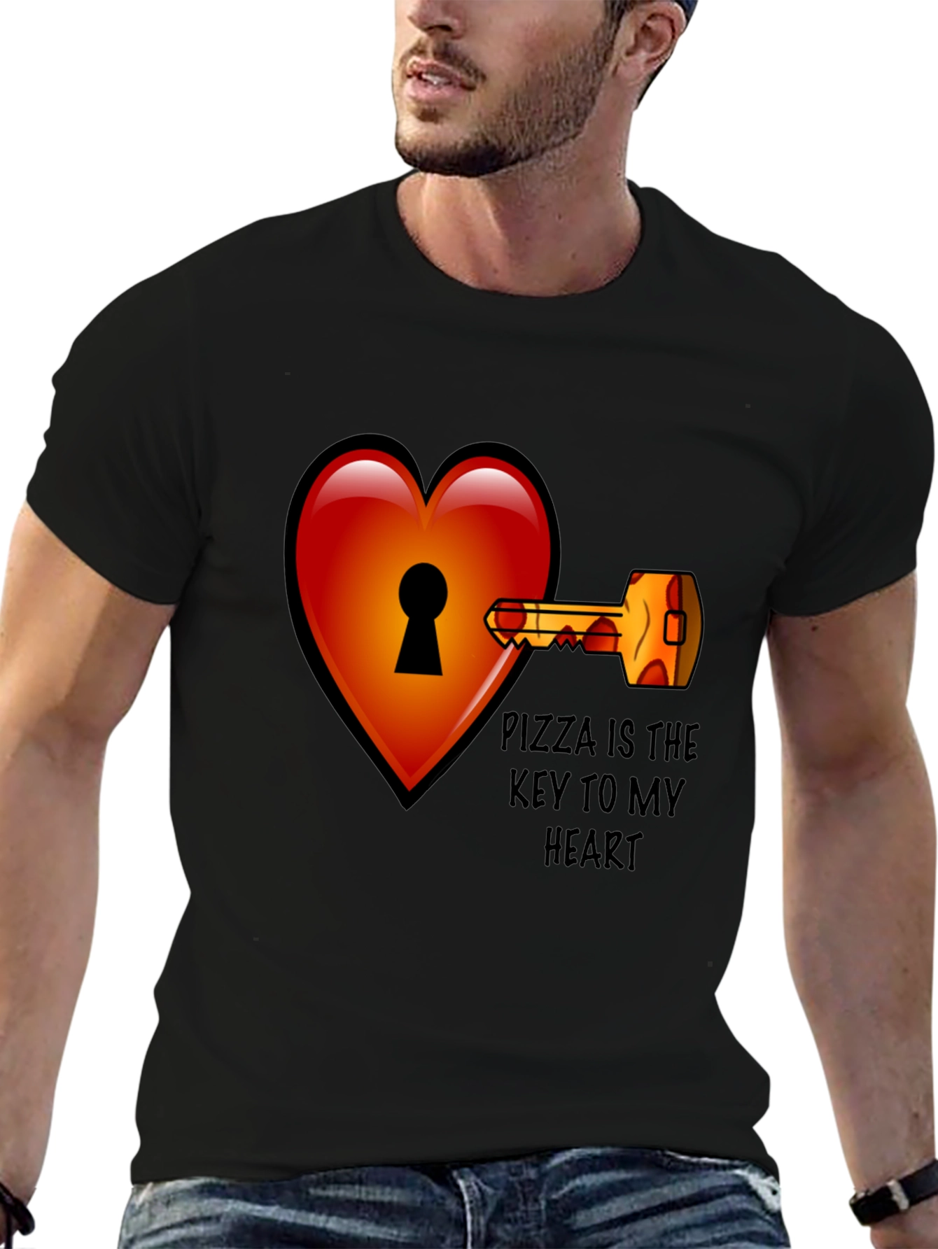 Pizza Key to My Heart T-Shirt