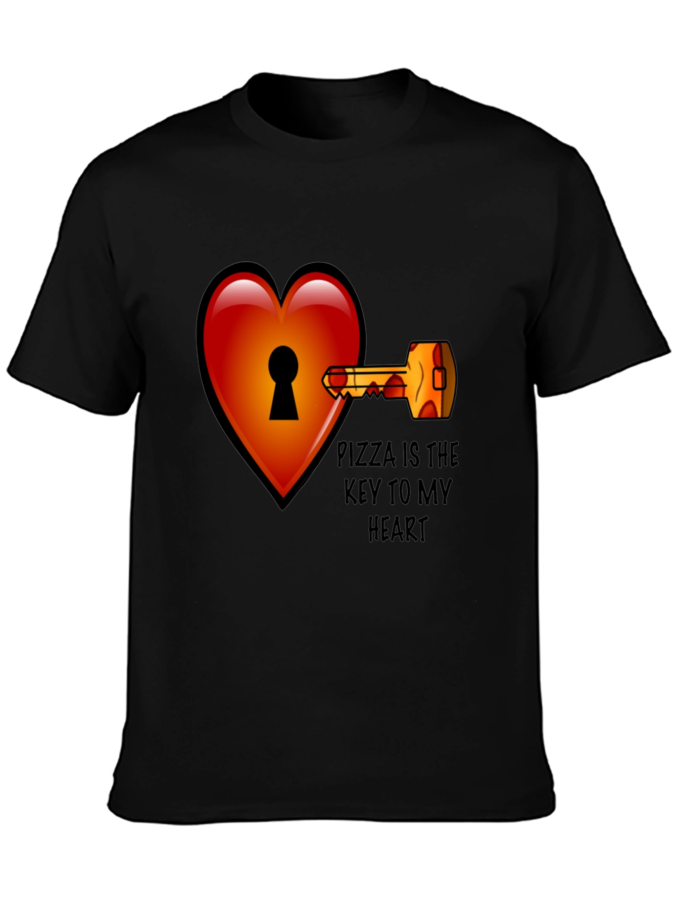 Pizza Key to My Heart T-Shirt