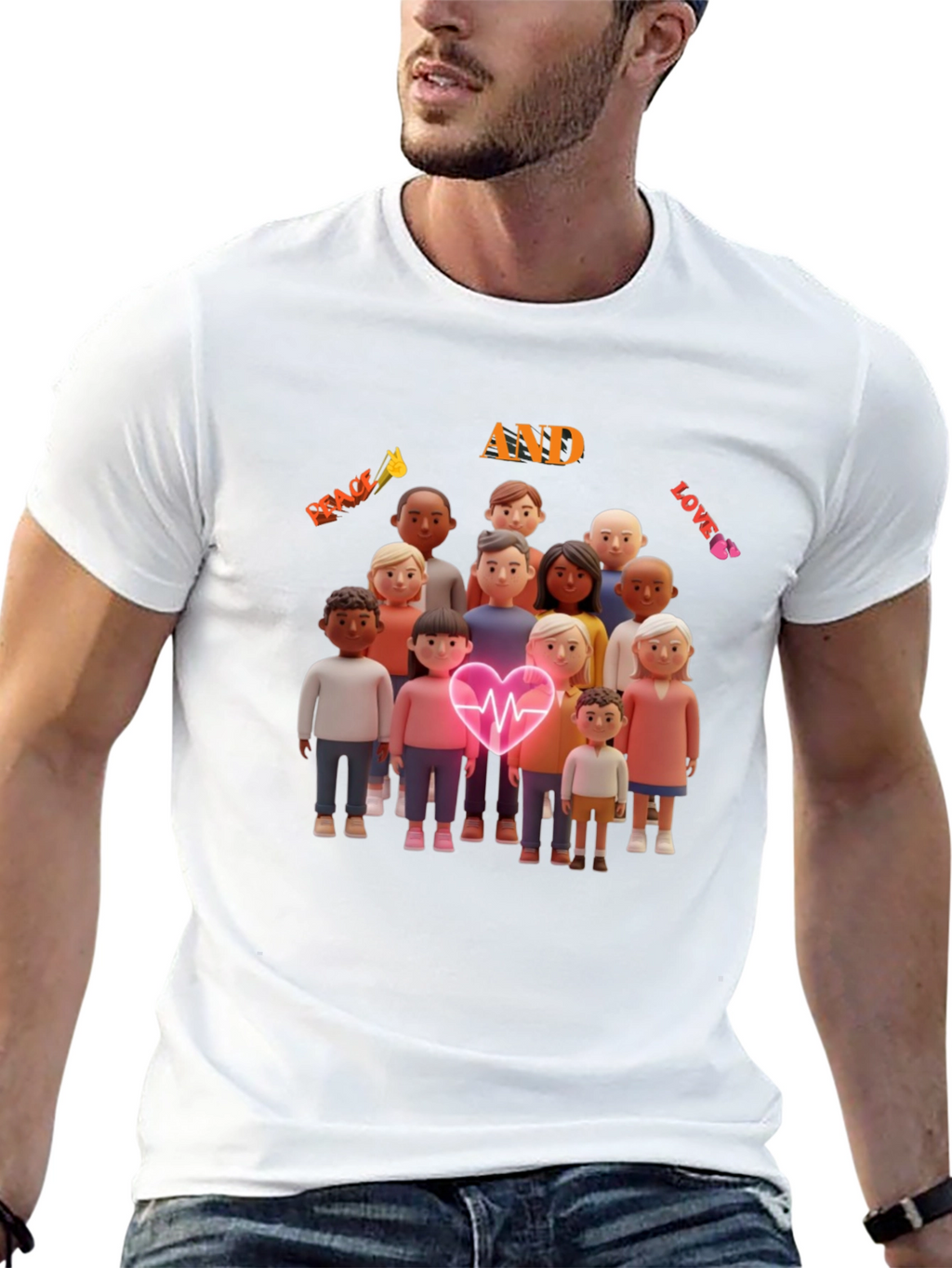 Peace and Love Unity T-Shirt