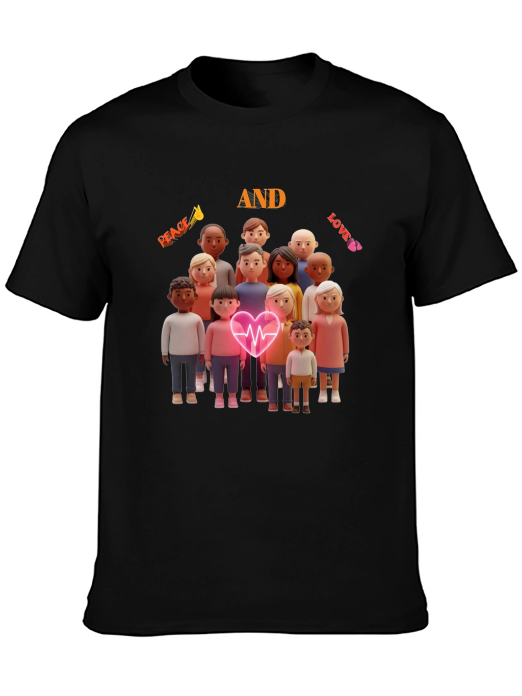 Peace and Love Unity T-Shirt