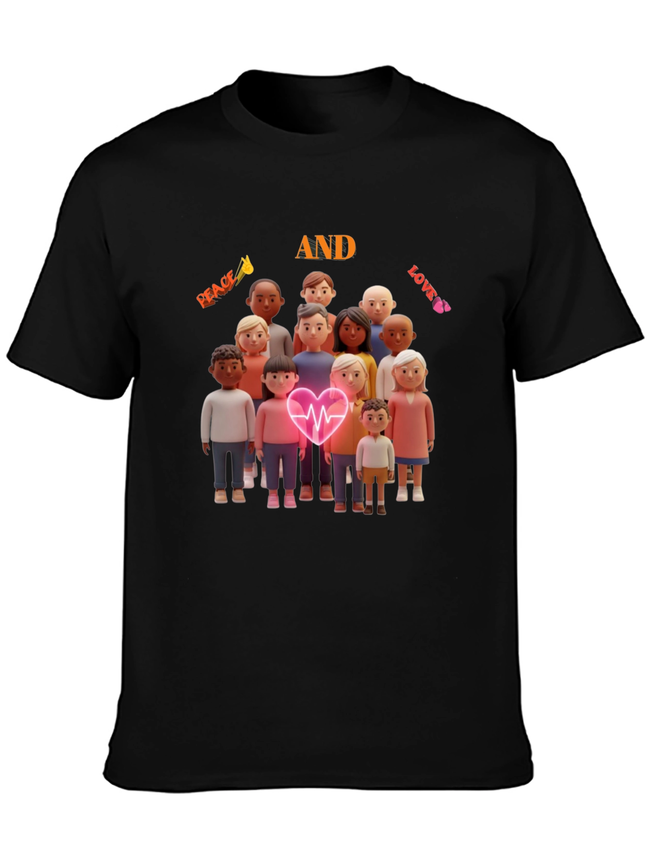 Peace and Love Unity T-Shirt