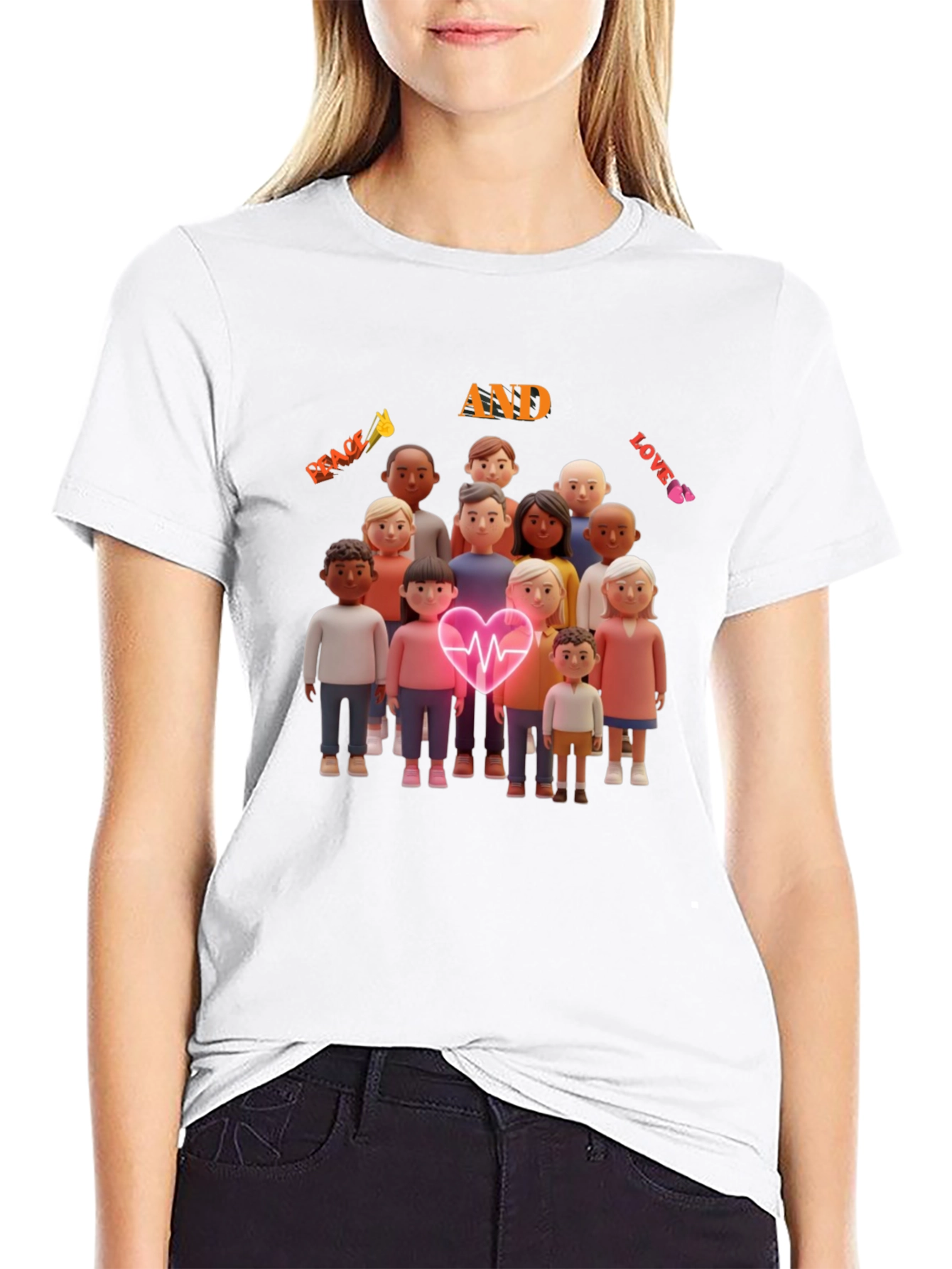 Peace and Love Unity T-Shirt