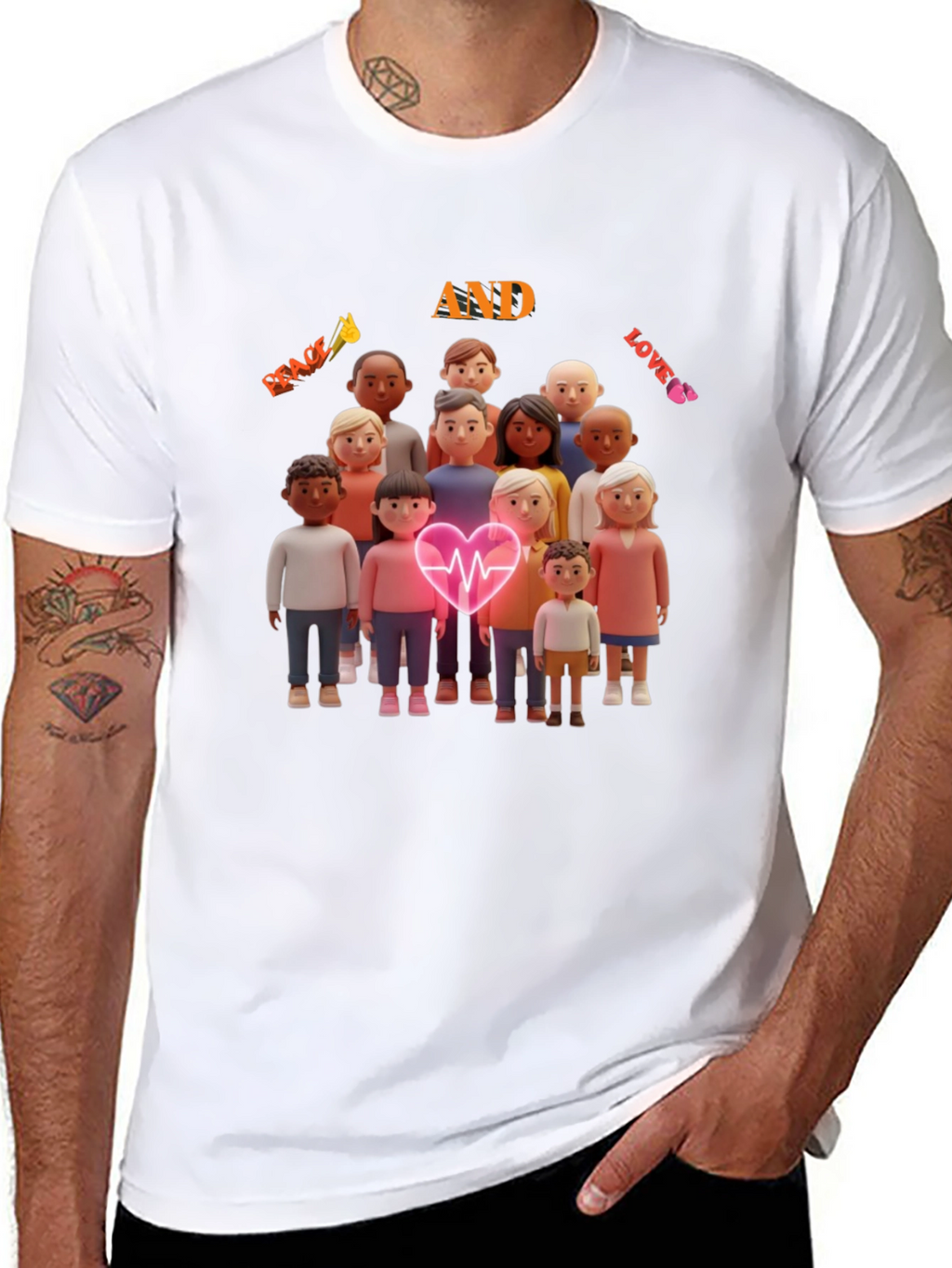Peace and Love Unity T-Shirt