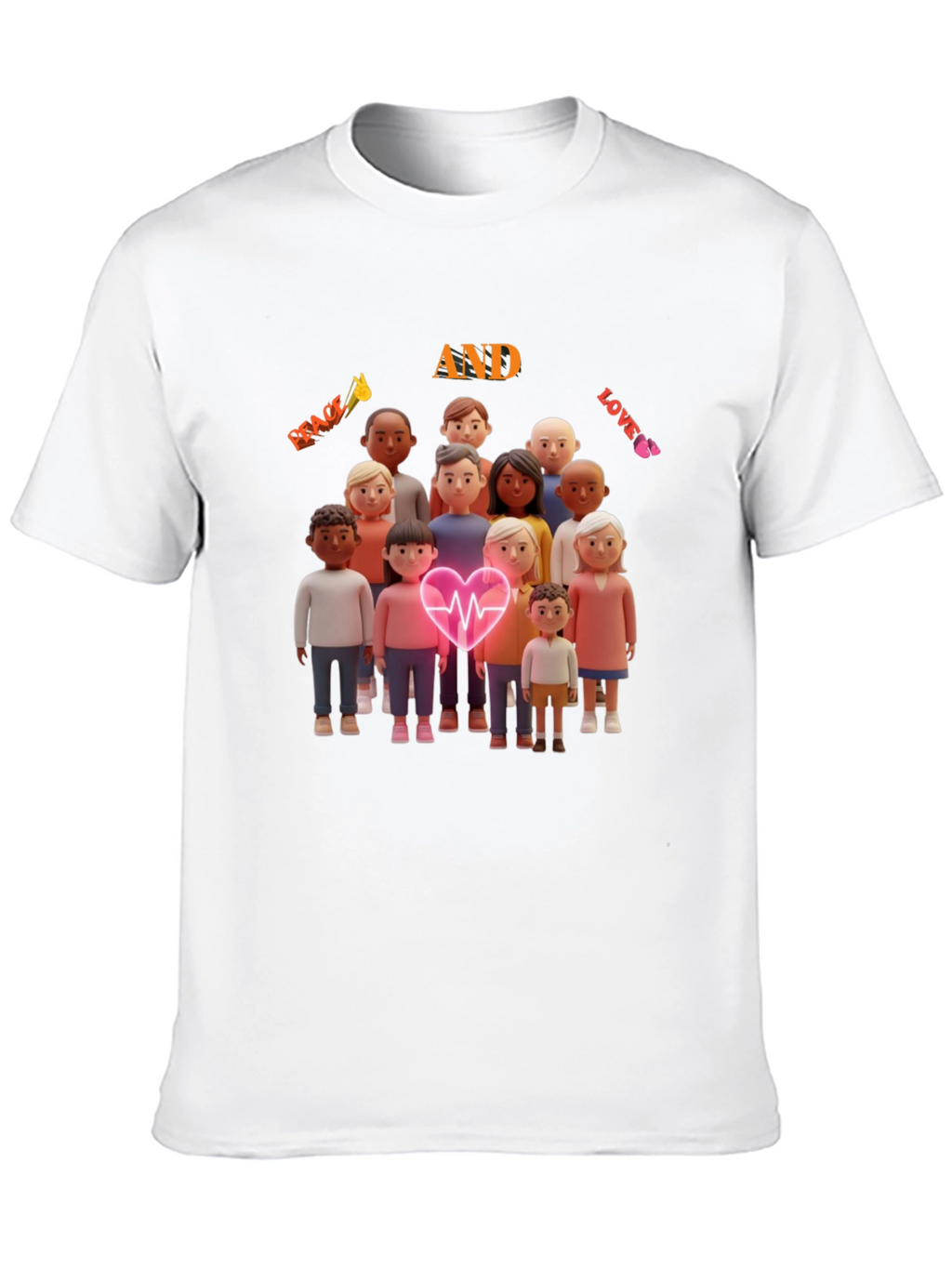 Peace and Love Unity T-Shirt