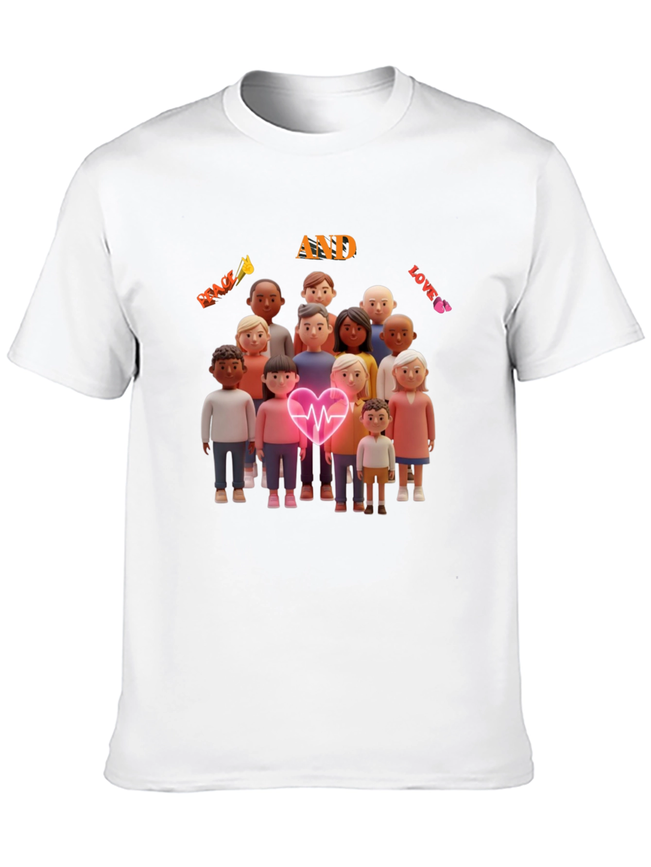 Peace and Love Unity T-Shirt