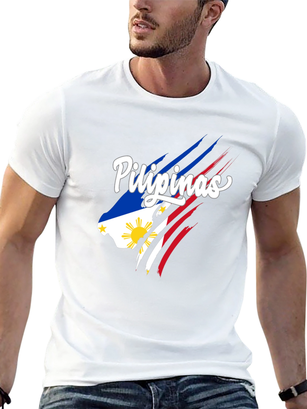 Pilipinas Flag T-Shirt - Filipino Pride Tee