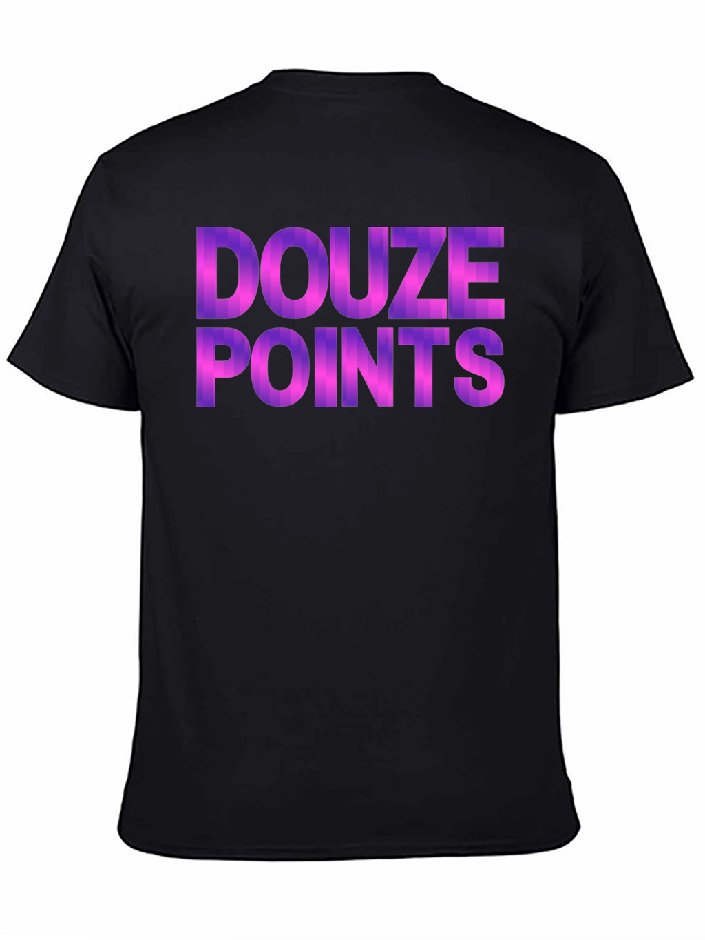 Douze Points Graphic Tee - Black Cotton Blend Shirt
