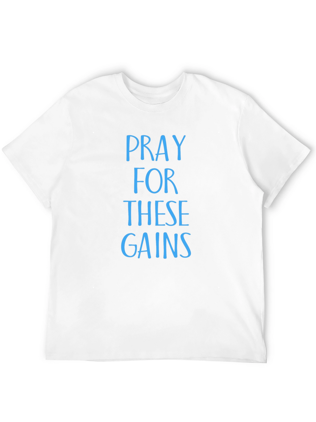 Pray For These Gains T-Shirt - Black