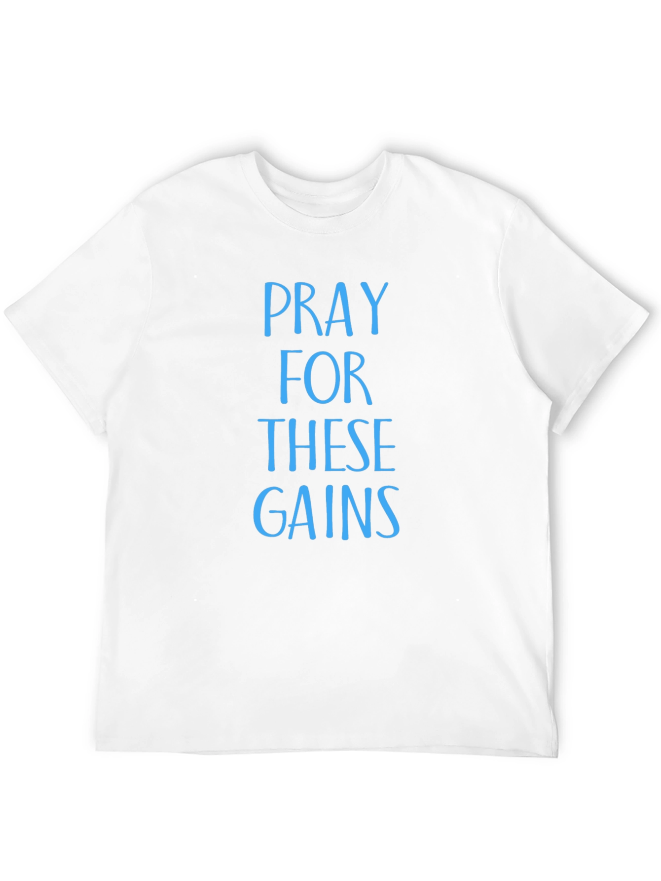 Pray For These Gains T-Shirt - Black