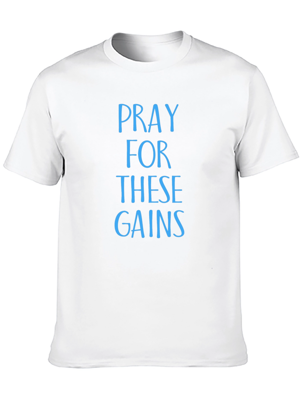 Pray For These Gains T-Shirt - Black