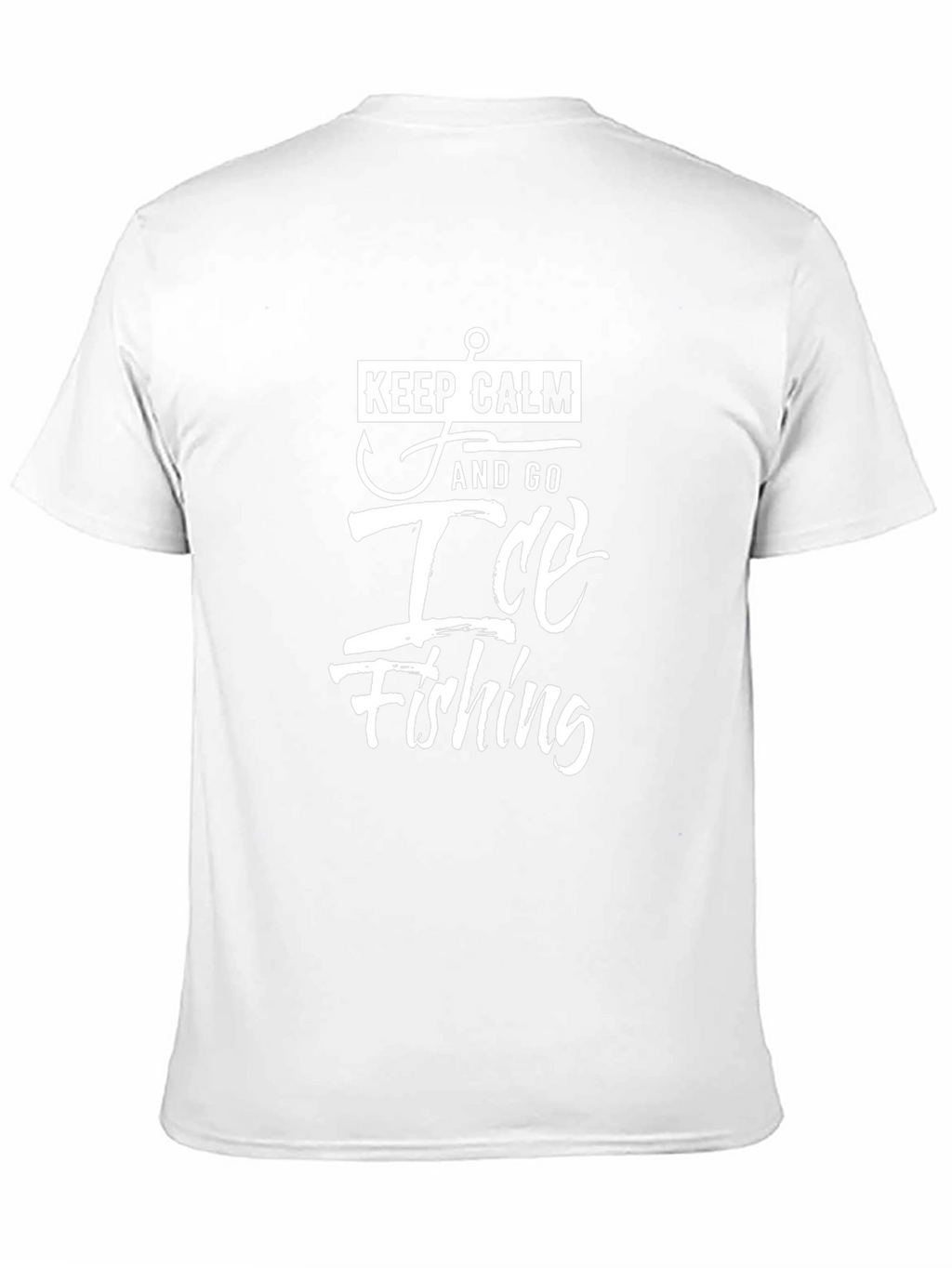Keep Calm Ice Fishing T-Shirt - Black