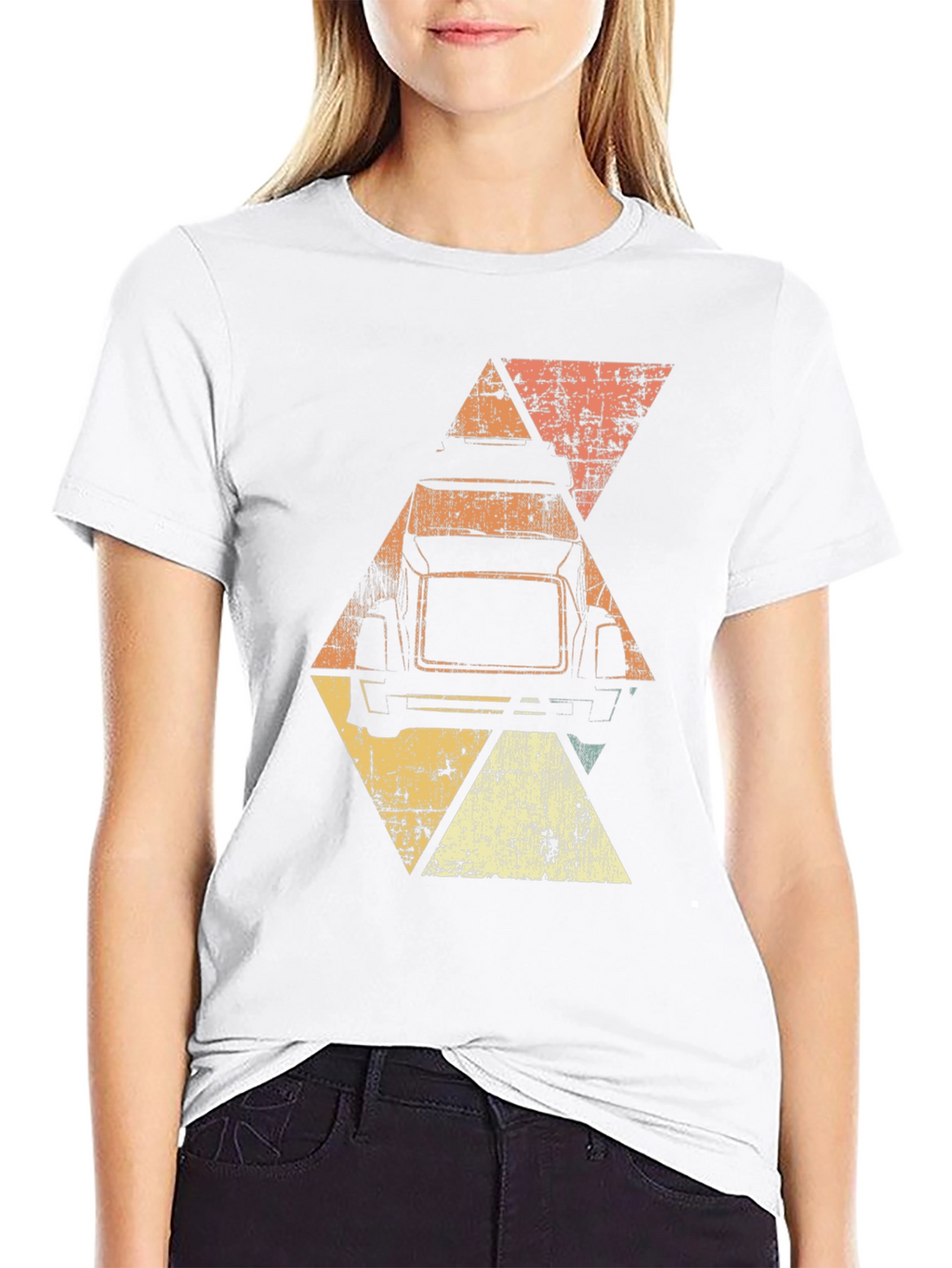 Retro Truck Graphic Tee - Mens Black T-Shirt