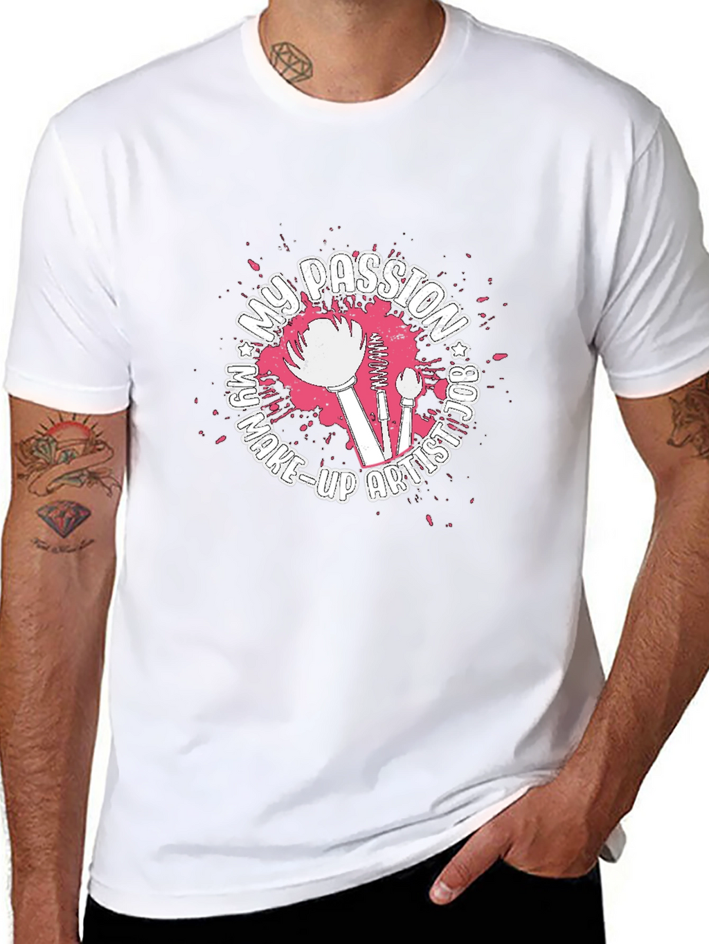 My Passion Is Make-Up Artist Graphic T-Shirt
