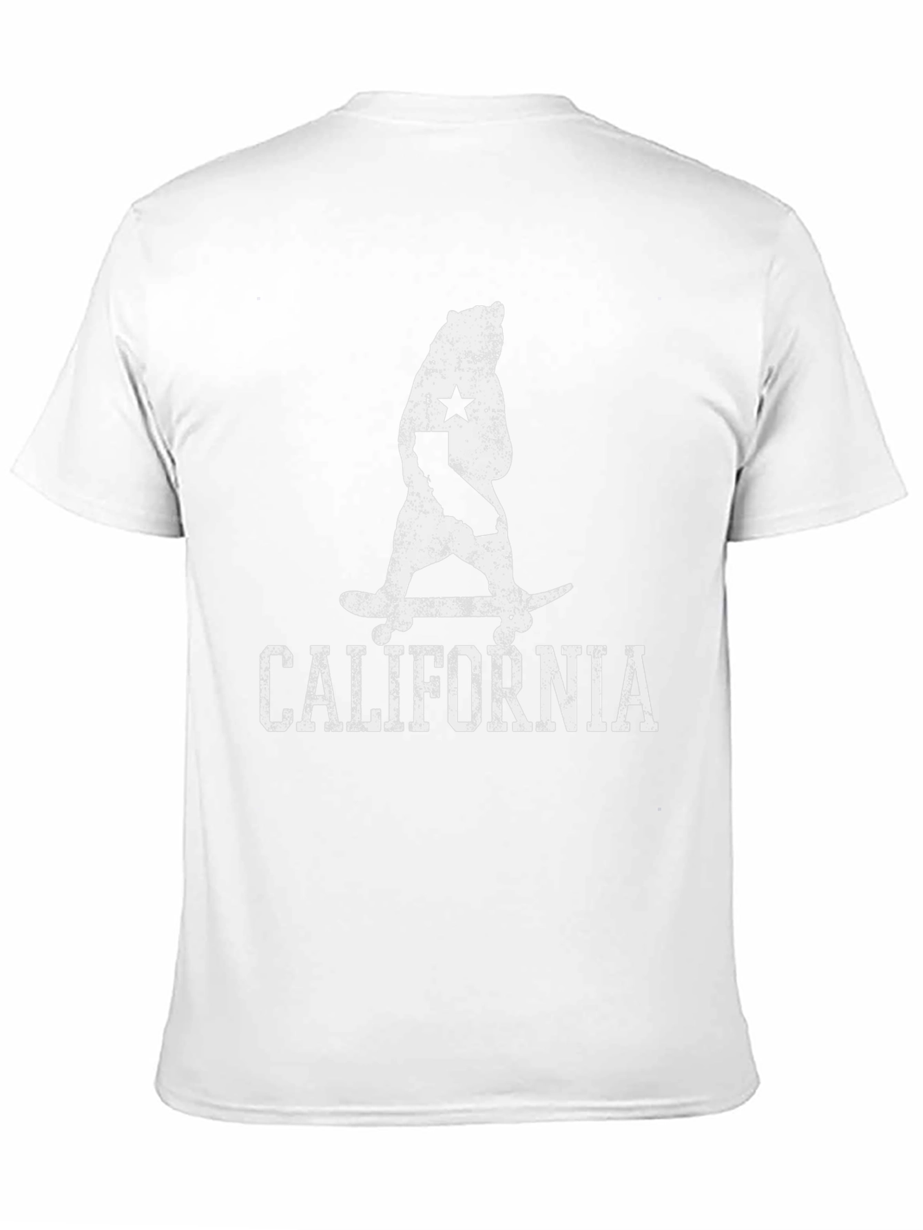 California Bear Skateboard Graphic Tee - Black