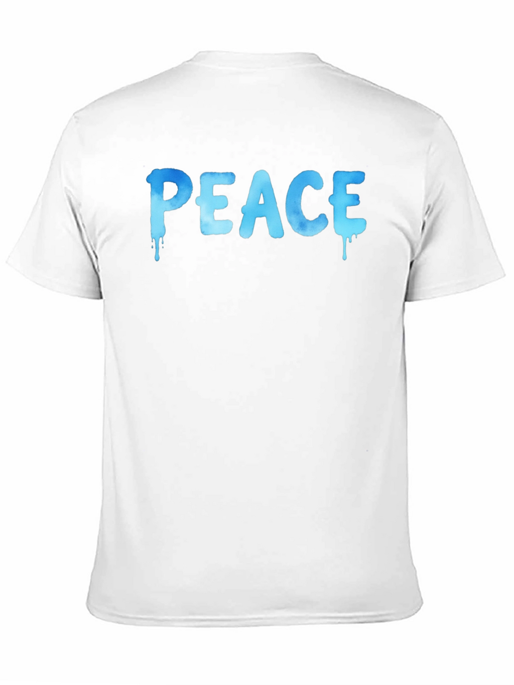 Peace Drip Graphic T-Shirt - Cool Casual Tee