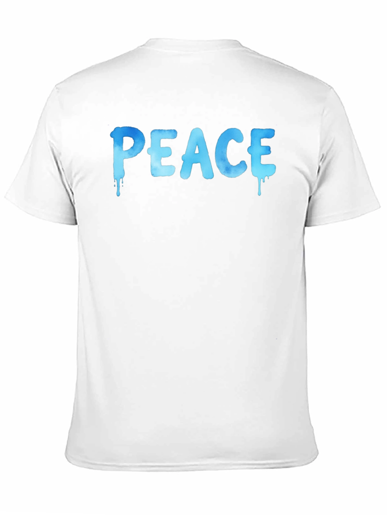 Peace Drip Graphic T-Shirt - Cool Casual Tee