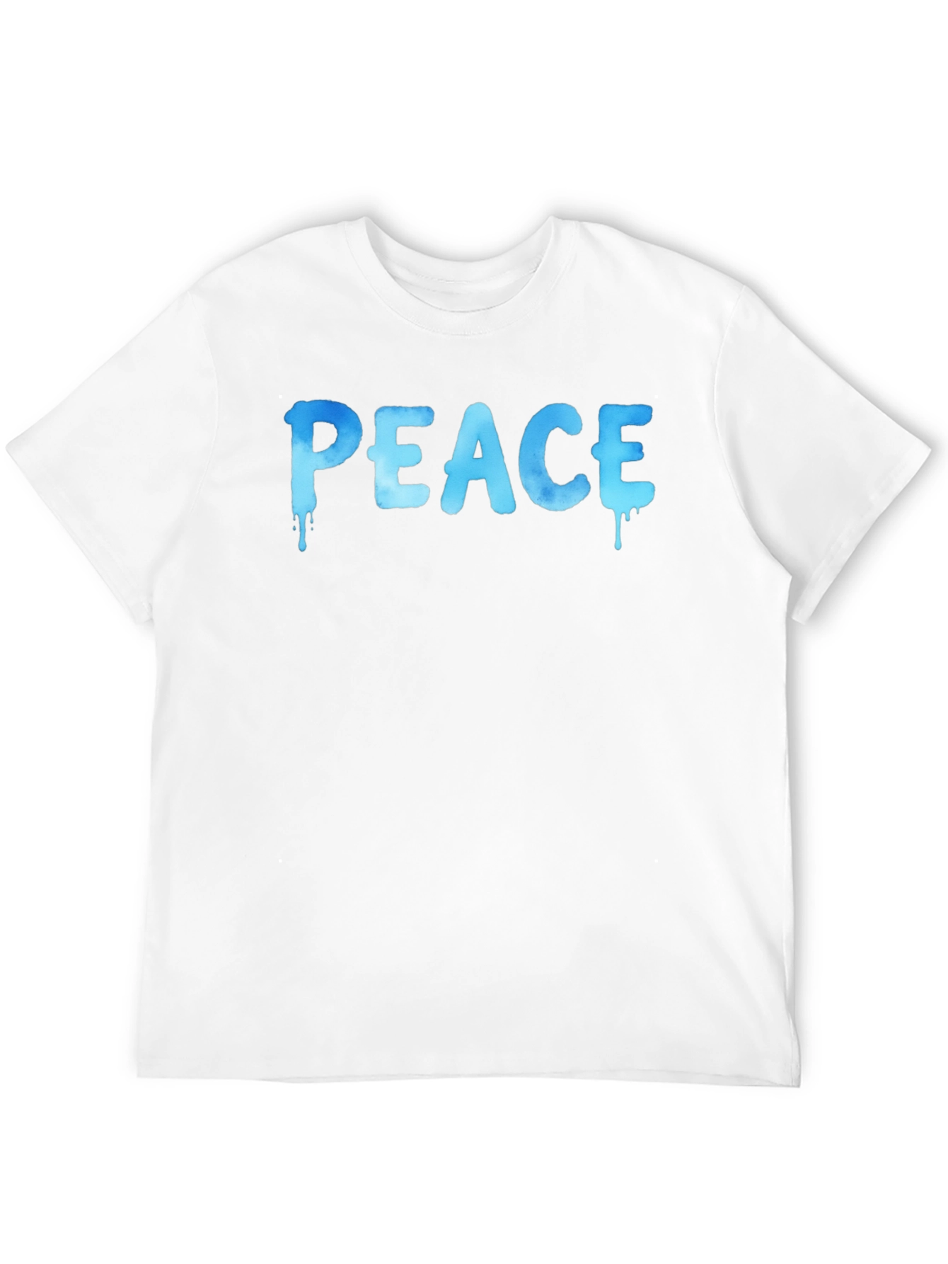 Peace Drip Graphic T-Shirt - Cool Casual Tee