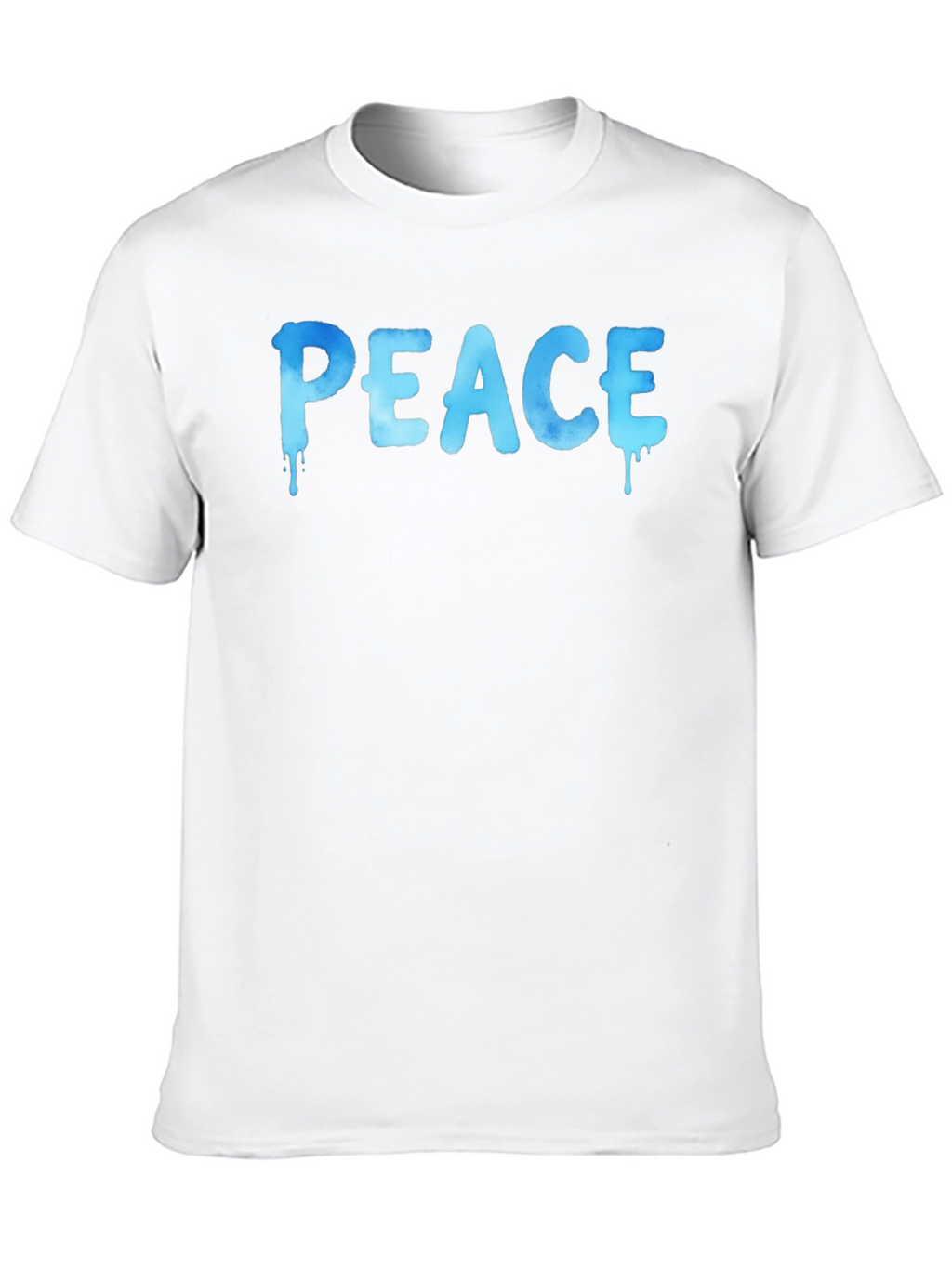 Peace Drip Graphic T-Shirt - Cool Casual Tee