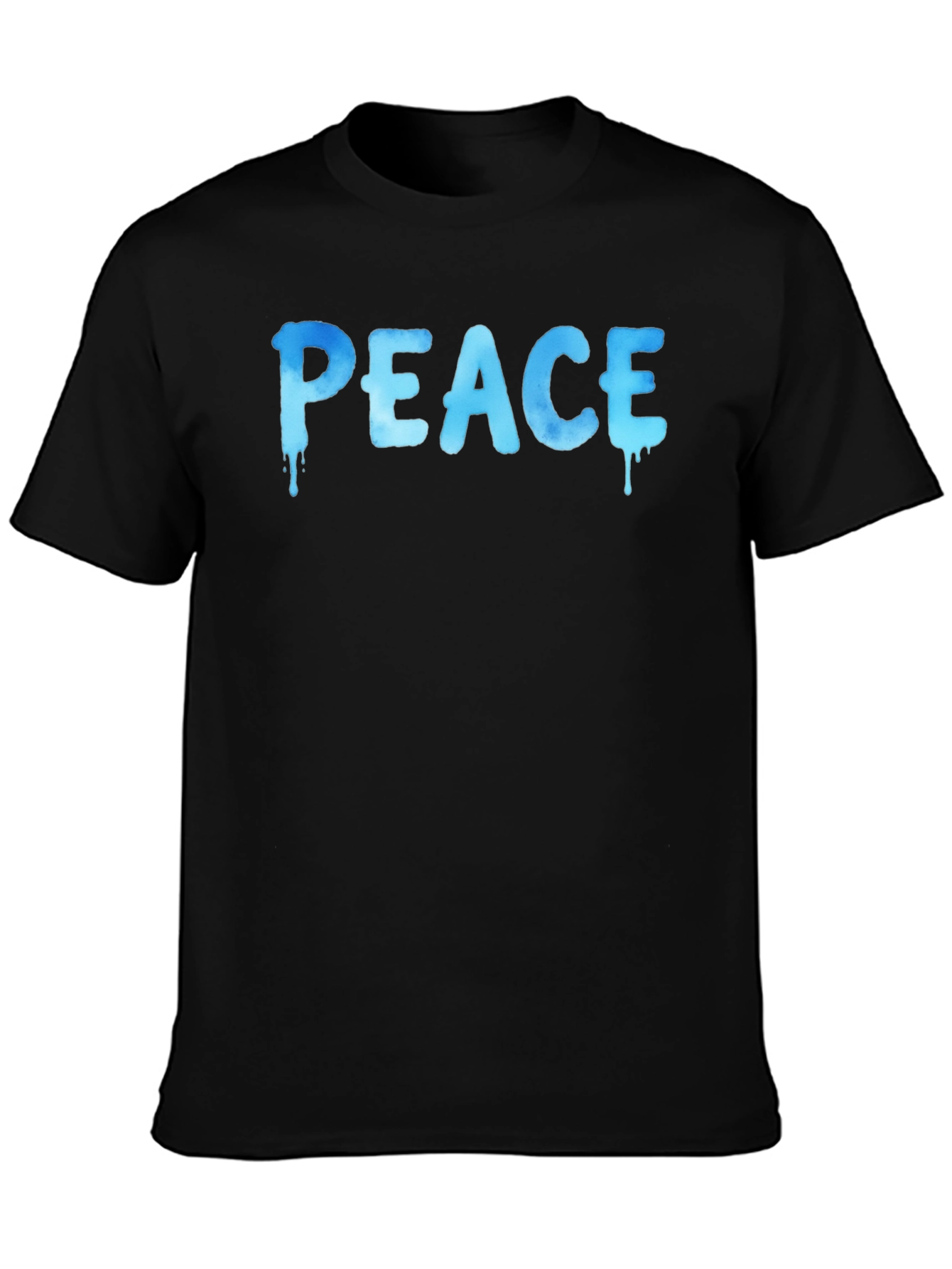 Peace Drip Graphic T-Shirt - Cool Casual Tee