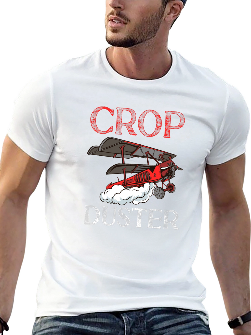 Crop Duster Graphic Tee - Aviation T-Shirt