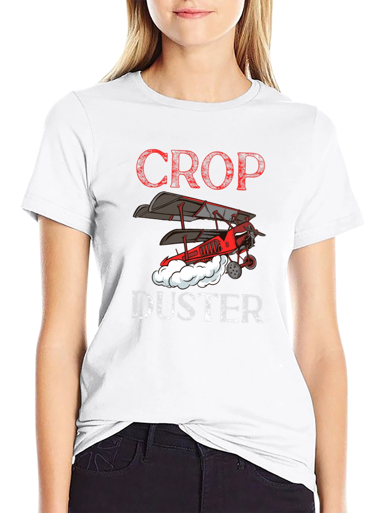Crop Duster Graphic Tee - Aviation T-Shirt