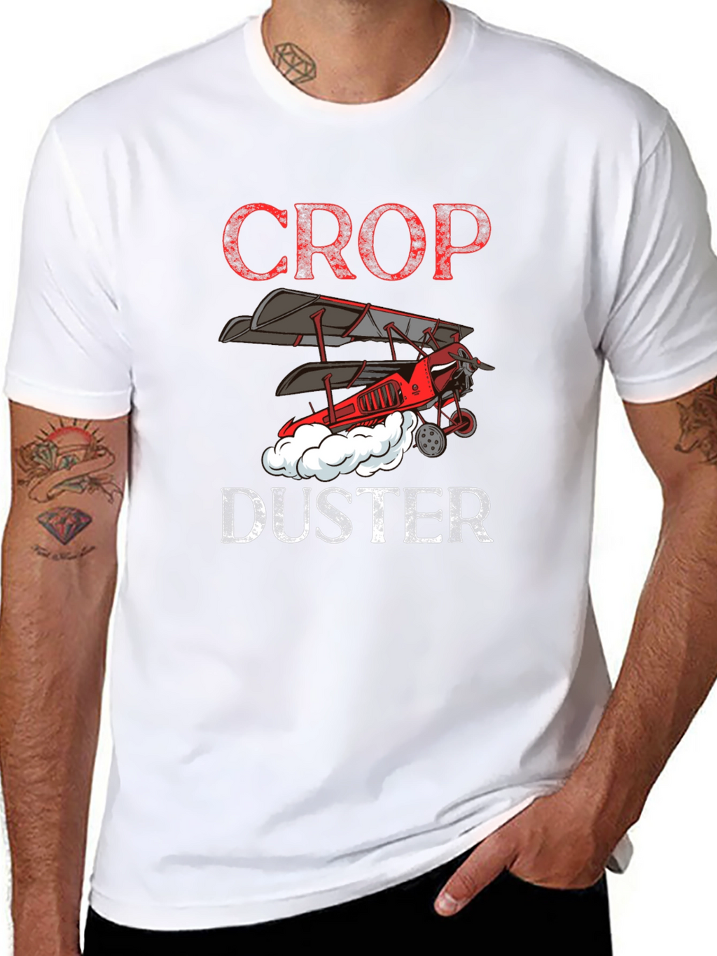 Crop Duster Graphic Tee - Aviation T-Shirt