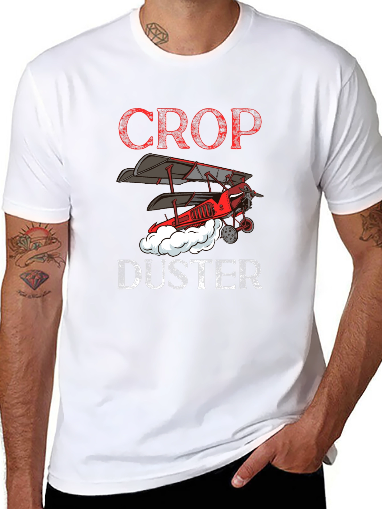 Crop Duster Graphic Tee - Aviation T-Shirt