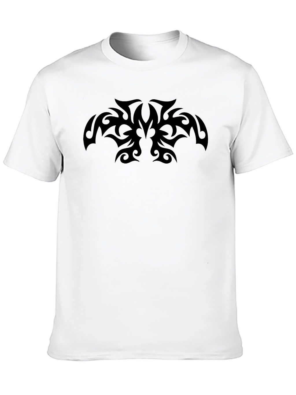 Mens Black Tribal Tattoo Graphic Tee