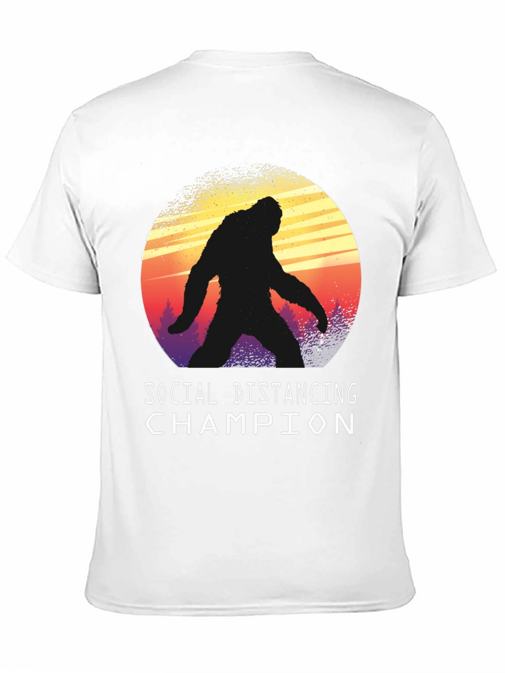 Social Distancing Champion Bigfoot T-Shirt